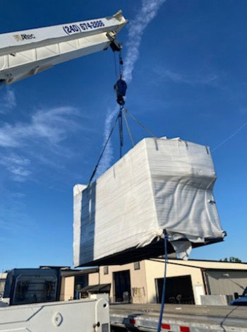 Crematory Maryland crane project